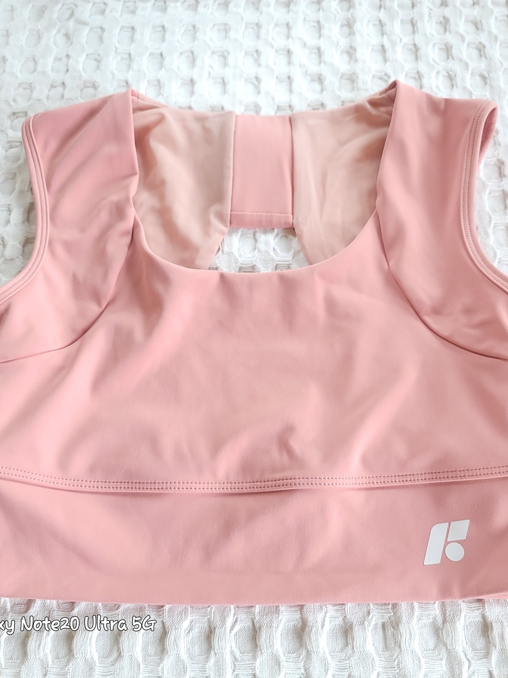 Forme Power Posture Correcting Sports Bra Rose Pink Women's Size L Large NWOT